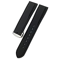 20mm 19mm 22mm Rubber Silicone Waterproof Watch Band Fit For Omega For IWC For SKX 007 Strap