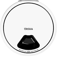 ORSDA Automatic Cat Feeder Wet Food/Dry Food, 5 Meal Timed Pet Feeder with Timer Programmable & Voice Recorder, Dual Power Supply Auto Feeder for Cats/Small Dogs