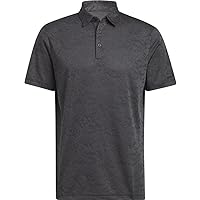 Men's Textured Jacquard Golf Polo Shirt