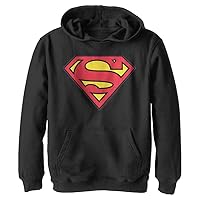 DC Comics Kids' Superman Classic Logo Youth Pullover Hoodie