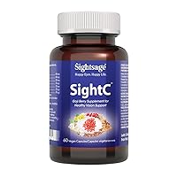 Eye Vitamins - Pills Health Supplement - for Dry Eyes, Myopia, Astigmatism and Glaucoma - Vegan, Lutein, Omega 3, Zinc, Vitamin C - 60 Capsules - Gluten Free - Goji Berries - Support Vision