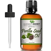 Pure Carrier and Essential oils for Skin Care, Hair, Body Moisturizer for Face-Anti Aging Skin Care (Perilla Seed Oil, 4 oz)
