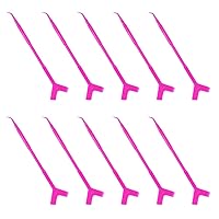 10Pcs 2 Way Eyelash Perming Y Comb Brush Tool Lashes Extension Spoon Plastic Lash Lifting Curler Applicator Eyelash Perming Sticky Rods