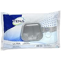 Tena Ultra Washcloths - 48ct, Pack of 2