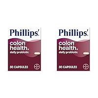 Phillips'’ Colon Health Daily Probiotic Supplement, 30 Count (Pack of 2)