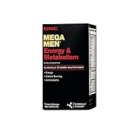 Mega Men Energy & Metabolism Multivitamin | Increased Energy, Metabolism, Antioxidants, and Calorie Burning | 180 Count