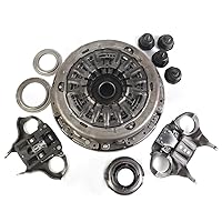 6DCT250 DPS6 Auto Transmission Clutch With Release Forks Bearing Kit Compatible with Ford Focus Fiesta Transnation 1268154B-FX