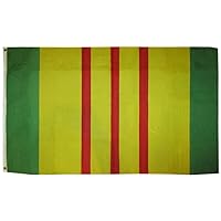3x5 Vietnam Vet Veteran War Ribbon Stripes Flag 3'x5' Banner Grommets Fade Resistant Premium