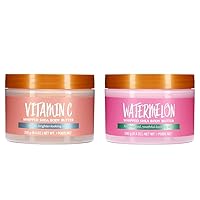 Vitamin C and Watermelon Whipped Shea Body Butters, Both 8.4oz, Lightweight Moisturizers with Shea Butter