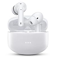 A40 Pro Wireless Earbuds, 50Hrs Playtime Bluetooth Earbuds Built in Noise Cancellation Mic with Charging Case, Bluetooth Headphones with Stereo Sound, IPX7 Waterproof Ear Buds for iPhone