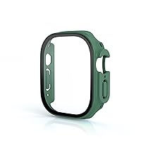 PC Cover for Apple Watch Ultra 49mm Protective Case Hollow Frame Protector Bumper for iwatch Series Ultra 49mm Case Accessories (Color : Army Green, Size : Ultra 49mm)