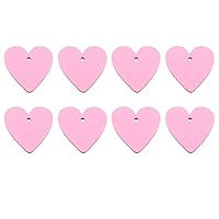COHEALI Garland Decor Garland Decor Heart Pendant 30pcs Heart Shape DIY Valentines Crafts Wooden Hearts for Crafts 4 inch Cardboard Hearts Wood Slices Wooden Present Labels Gift Tags Gift Tags