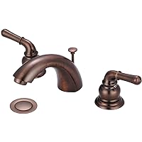 ACCENT COLLECTION - Two Handle Widespread Bathroom Faucet - Oil Rubbed Bronze
