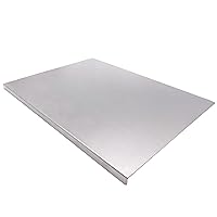 Stainless Steel Cutting Boards for The Kitchen, Suitable for Meat, Fruits, Vegetables, Bread, and Baking Large-sized Cutting Boards (50 x 40cm/19.7 x 15.7 in)