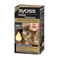 Syoss Oleo Intense Hair Color Dye 100% Pure Oils 0% Amonia 8-05 Beige Blond