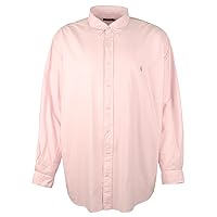 Men's Big & Tall Garment-Dyed Oxford Shirt Pnk 4XB Pink