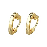 Earrings for Women Love Ear Buckle Gold Light Luxury Everything Fashion Heart S925 Sterling Silver Ear Buckle