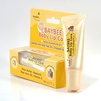 Baybee, Petroleum Free Baby Lip Care (0.35 Oz Tube),10g, Petroleum Free, Soothes and Helps heal Dry, Chapped Lips and Cheeks, Ingredient of Shea Butter, Beeswax, Aloe Vera Oil and Vitamin E