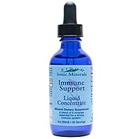 Immune Support Supplement Liquid Concentrate - Immune Booster Mineral Drops with Zinc, Selenium, Sulfur, Support & Maintain Immune System, No Preservatives or Additives - 2 oz