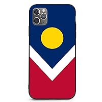 Flag of Denver Fashion Compatible with iPhone 11Pro Phone Case Anti-Scratch Full Body Protective Covers Gifts Unisex