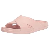 Cole Haan Women's FINDRA Pool Slide Sandal, Peach Whip Rubber, 8
