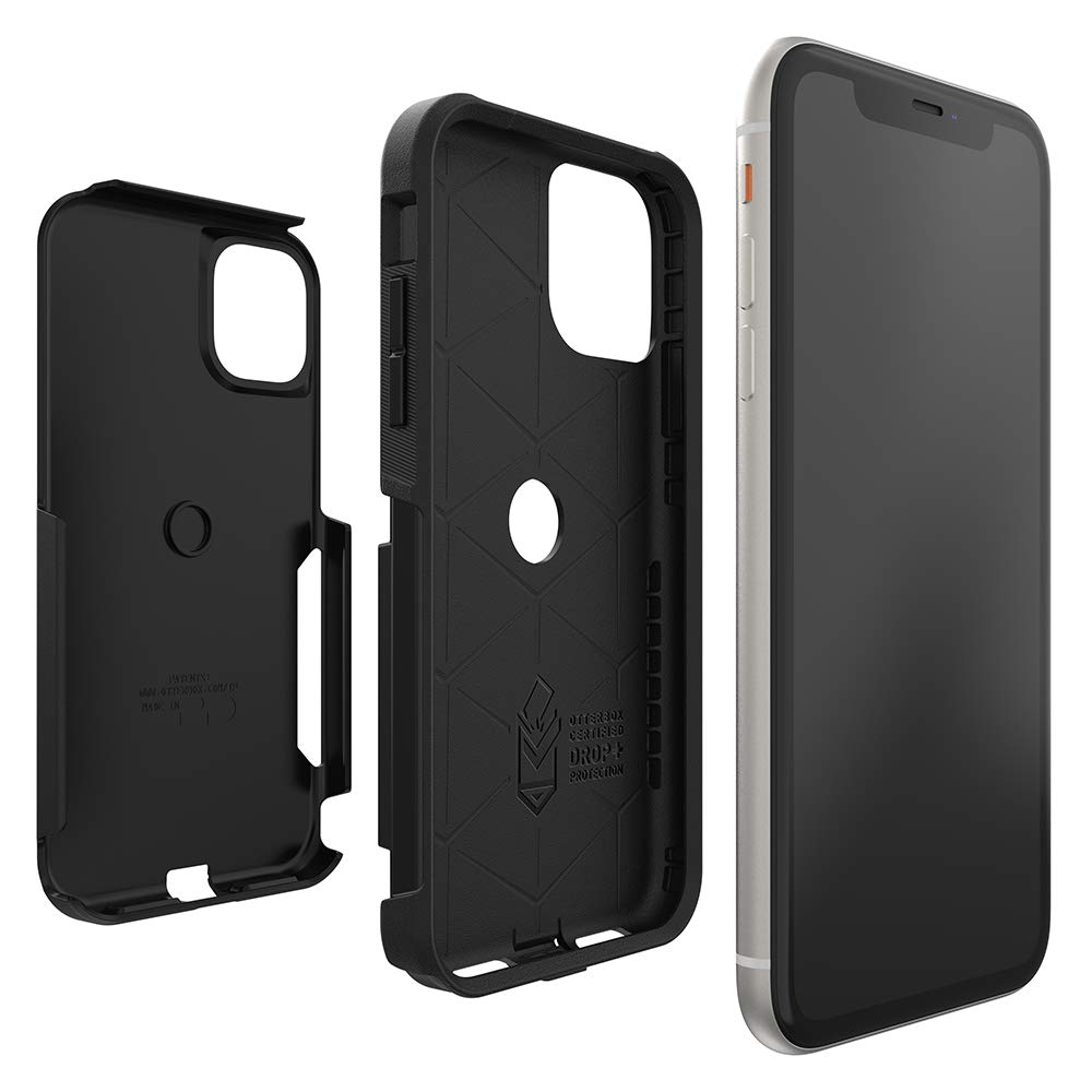 OtterBox iPhone 11 Commuter Series Case - BLACK, slim & tough, pocket-friendly, with port protection