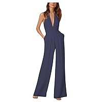 Formal Jumpsuits for Women Sexy Jumpsuits for Women Dressy Jumpsuits for Women Hanging Neck Women's Trousers