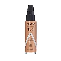 Almay Truly Lasting Color Liquid Makeup, Long Wearing Natural Finish Foundation with Vitamin E and Lemon Extract, Hypoallergenic, Cruelty Free, -Fragrance Free, Dermatologist Tested, 280 Warm, 1 oz