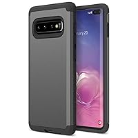 Trianium Protanium Case Designed for S10 Plus with GXD Impact Gel Cushion/PowerShare Compatible/Reinforced Hard Bumper [Premium Protection] Heavy Duty Covers for Samsung Galaxy S10+ / S10Plus (2019)
