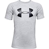 Under Armour Boys' Tech Big Logo Printed Short Sleeve Gym T-Shirt