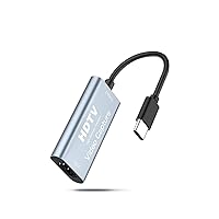 Newluck USB-C & HDMI Converter Adapter, Capture Board, Type-c HDMI Converter Adapter, HDMI Capture Board, Video Capture, Game Recording, HDMI Video Recording, Capture Board for Live Streaming,