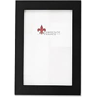 Lawrence Frames 34382 Black Wood Classic 8x12 Picture Frame