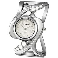 Luxury Watches Cuff Watches for Women Arabic Numeral Scale Fashion Cuff Dress Bracelet Watch