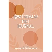 Low-FODMAP Diet Journal: 3-Month Food Diary and Symptom Tracker in 6”x9” size | Boho
