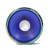 Products Iceberg Classic Yo-Yo- Precision Machined Polycarbonate Core Combined with Stainless Steel Weight Rings (Blue Rainbow)