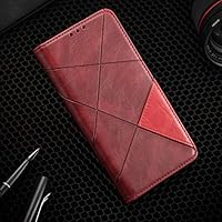 Umidigi F1 Case, [Wallet Case] Premium PU Leather Wallet Case with [Kickstand] Card Holder and ID Slot for Umidigi F1 Play (Red)