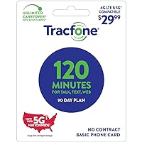 Tracfone 90 Day Prepaid Wireless Phone Plans - Pay As You Go