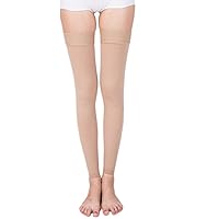 Compression Stockings for Women & Men, 20-30mmHg Thigh High Compression Socks with Silicone Dot Band. Best for Running, Varicose Veins, Edema, Swelling.