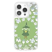 Inglem IJ-AP37LG1S/MT39 iPhone 14 Pro / Moomin/Glitter Case / Snufkin Flower