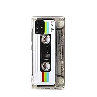 Compatible with Galaxy A71 5G Case(Non 4G Version),80s Type Music Cassette Case Soft TPU Cover for Samsung Galaxy A71 6.7 Inch