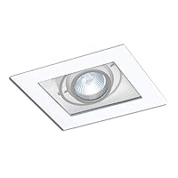 Jesco Lighting MMGMH1639-1EAW Mini Modulinear Directional Lighting for New Construction, Metal Halide 39W MR16 1-Light Linear, White Interior with White Trim