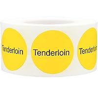 Tenderloin Deli Labels 1 Inch 500 Total Adhesive Labels