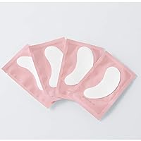 100 Pairs Under Eye Patch Gel Pad for Eyelash Extensions Application Mask Lint Free Hydrogel Eyelash Patch (Pink)