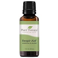 Plant Therapy Respir Aid Essential Oil Blend 30 mL (1 oz) 100% Pure, Undiluted, Natural Aromatherapy, Therapeutic Grade