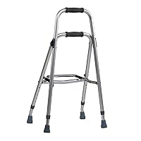 Dynarex 10164 Side Style One-Arm Walker, Adjustable Height up to 34