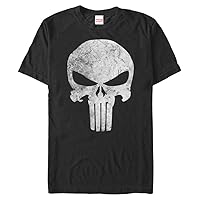 Marvel Big & Tall Classic Punisher Distresskull Men's Tops Short Sleeve Tee Shirt