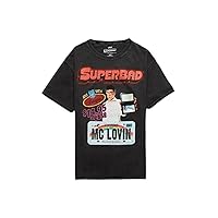 PacSun Men's Superbad McLovin T-Shirt - Black Size Medium