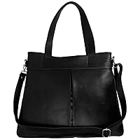 ROSA Premium Black Leather Handbag