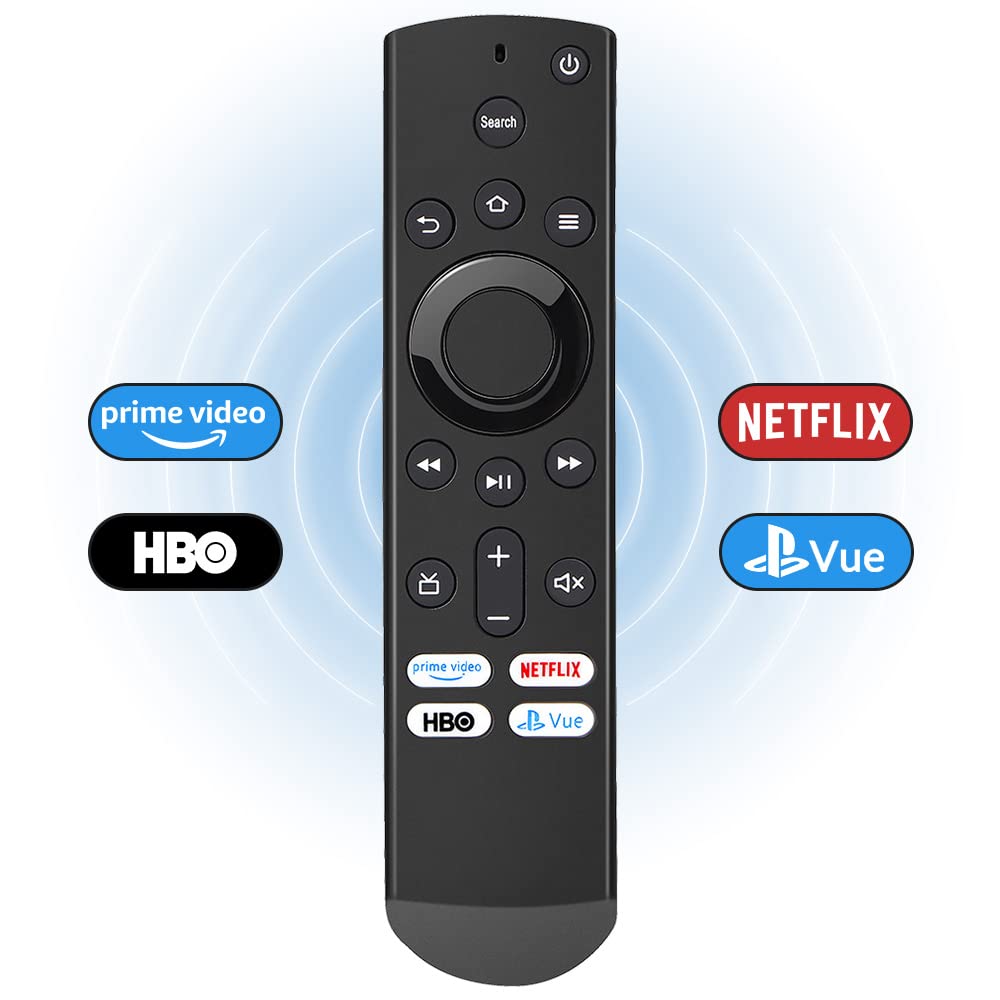 Replacement Remote for All Toshiba Firre Smart TVs and Insignia Firre Smart TVs/AMZ Omni TV/AMZ 4-Series TVs (2023 Updated)
