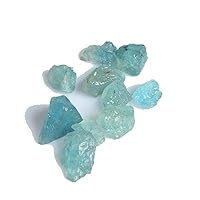 Natural Aquamarine Crystal Healing Gem 47.50 Ct Lot of 10 Pcs Rough Sky Blue Aquamarine Stone
